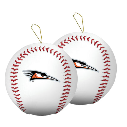 Delmarva Shorebirds Baseball Ornament 2-Pack Bundle - Authentic Series