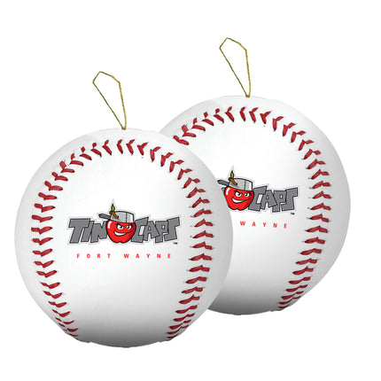 Fort Wayne TinCaps Baseball Ornament 2-Pack Bundle - Authentic Series