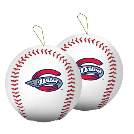 Greenville Drive Baseball Ornament 2-Pack Bundle - Authentic Series