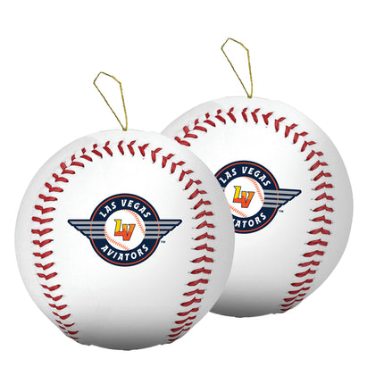 Las Vegas Aviators Baseball Ornament 2-Pack Bundle - Authentic Series