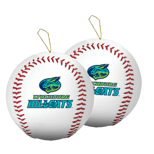 Lynchburg Hillcats Baseball Ornament 2-Pack Bundle - Authentic Series