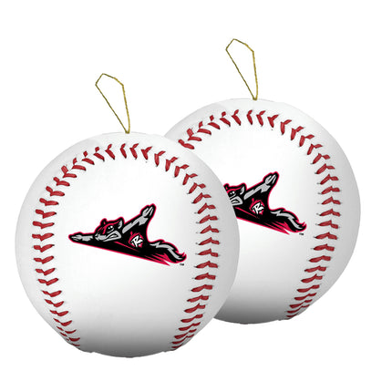 Richmond Flying Squirrels Baseball Ornament 2-Pack Bundle - Authentic Series