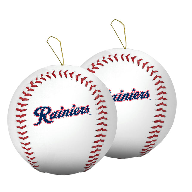 Tacoma Rainiers Baseball Ornament 2-Pack Bundle - Authentic Series