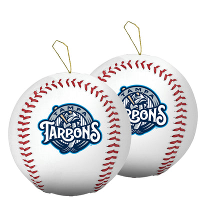 Tampa Tarpons Baseball Ornament 2-Pack Bundle - Authentic Series