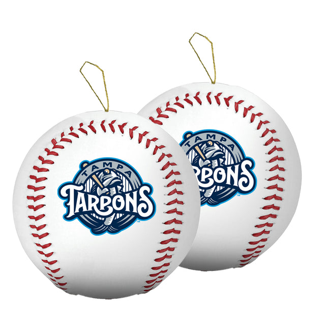 Tampa Tarpons Baseball Ornament 2-Pack Bundle - Authentic Series