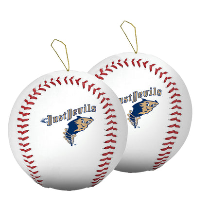 Tri-City Dust Devils Baseball Ornament 2-Pack Bundle - Authentic Series