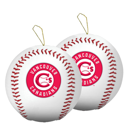 Vancouver Canadians Baseball Ornament 2-Pack Bundle - Authentic Series