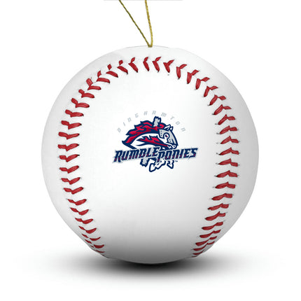Binghamton Rumble Ponies Baseball Ornament - Authentic Series
