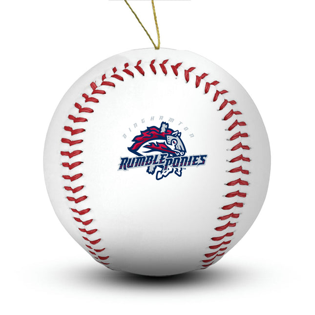 Binghamton Rumble Ponies Baseball Ornament - Authentic Series