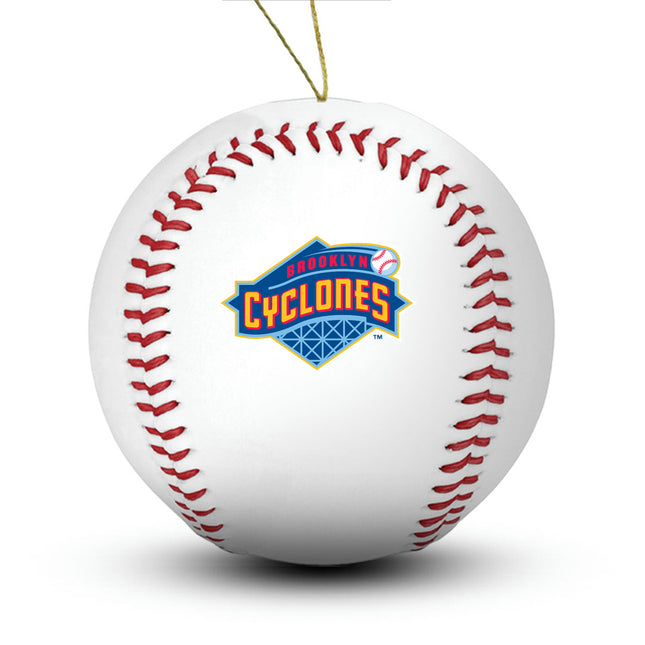 Brooklyn Cyclones Baseball Ornament - Authentic Series