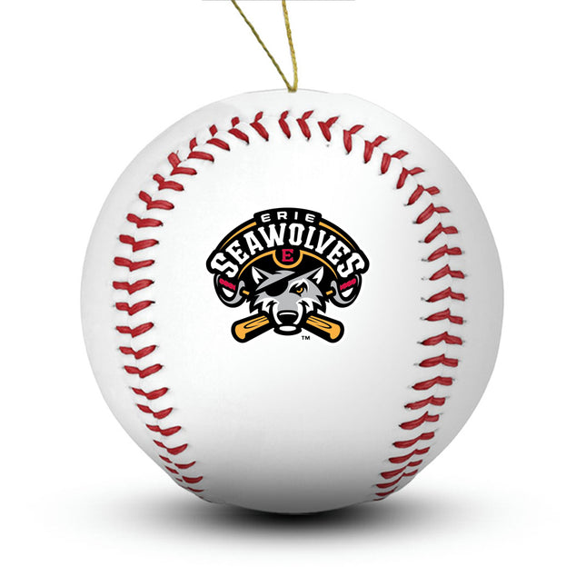 Erie SeaWolves Baseball Ornament - Authentic Series