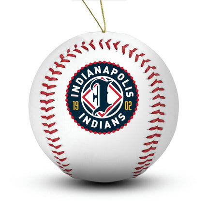 Indianapolis Indians Baseball Ornament 2-Pack Bundle - Authentic Series