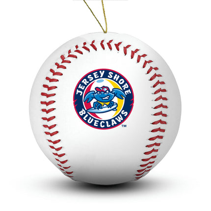 Jersey Shore BlueClaws Baseball Ornament - Authentic Series