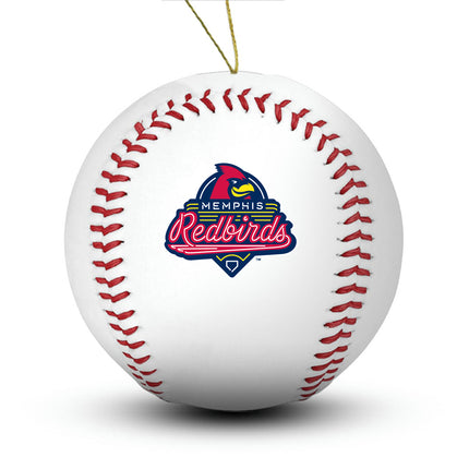 Memphis Redbirds Baseball Ornament - Authentic Series