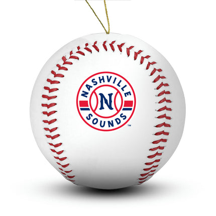 Nashville Sounds Baseball Ornament - Authentic Series