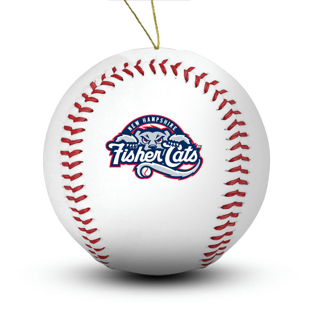 New Hampshire Fisher Cats Baseball Ornament - Authentic Series