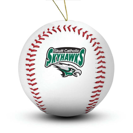 Skutt Catholic SkyHawks Baseball Ornament "Standard Edition" - Authentic Series