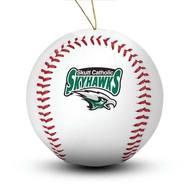 Skutt Catholic SkyHawks Baseball Ornament "Standard Edition" - Authentic Series