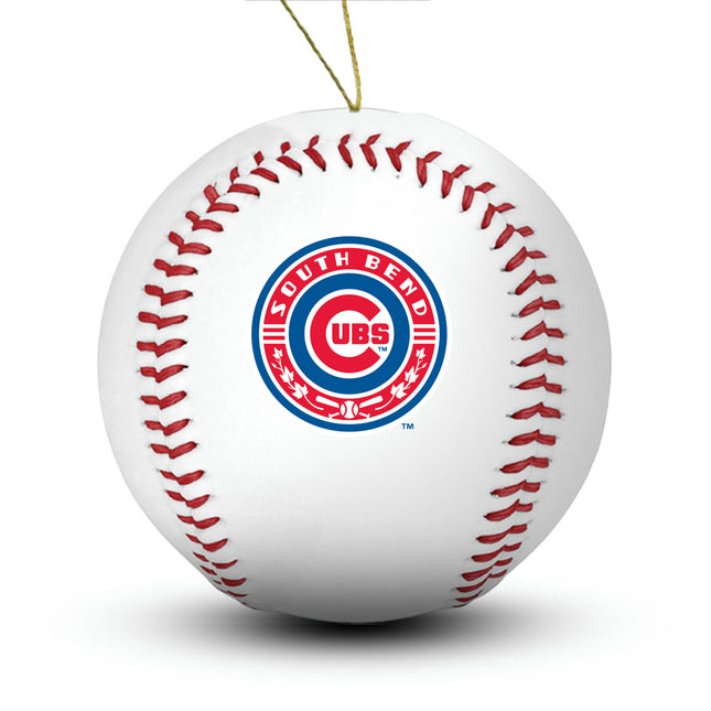 South Bend Cubs Baseball Ornament - Authentic Series