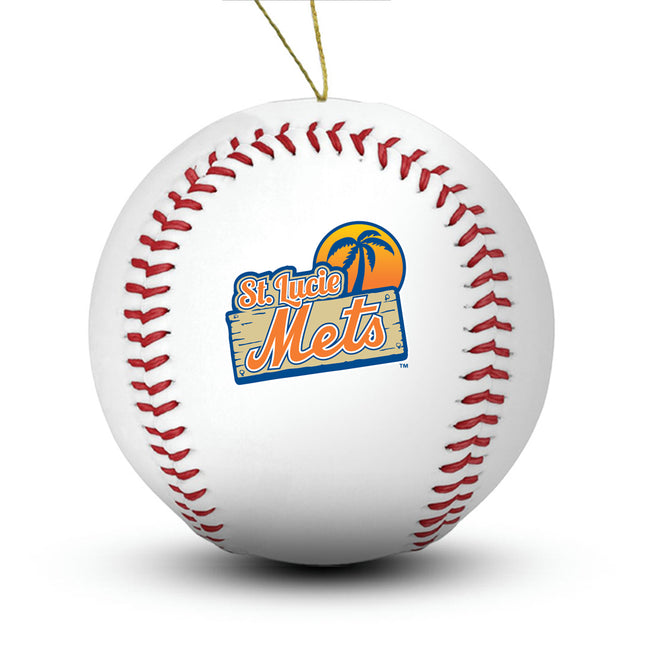 St Lucie Mets Baseball Ornament - Authentic Series