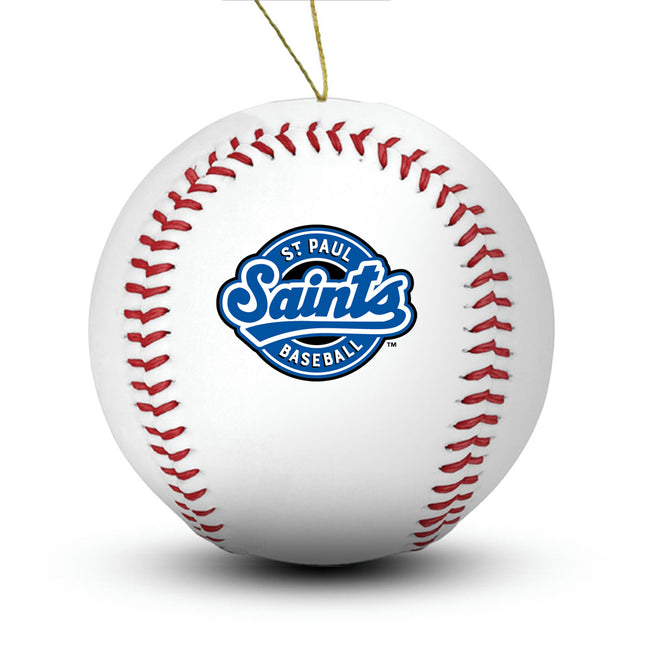 St Paul Saints Baseball Ornament - Authentic Series