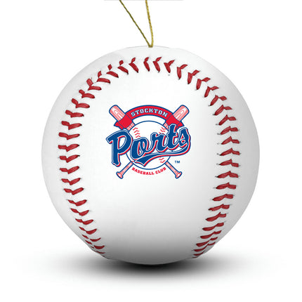 Stockton Ports Baseball Ornament - Authentic Series