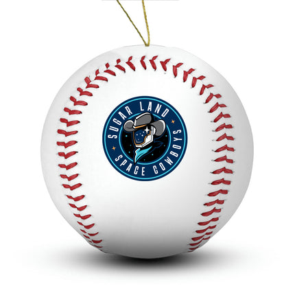 Sugar Land Space Cowboys Baseball Ornament - Authentic Series