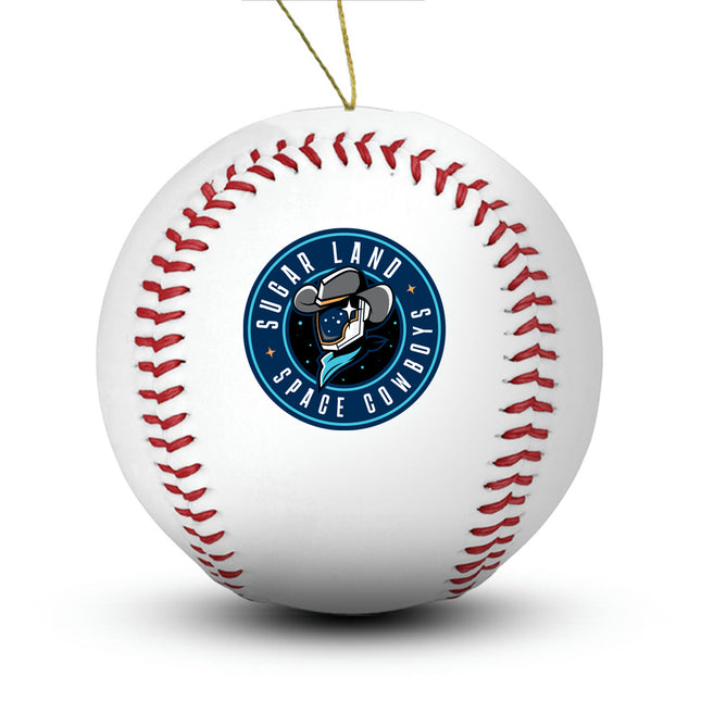 Sugar Land Space Cowboys Baseball Ornament - Authentic Series