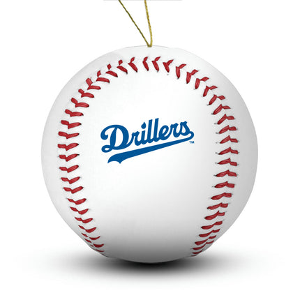 Tulsa Drillers Baseball Ornament - Authentic Series