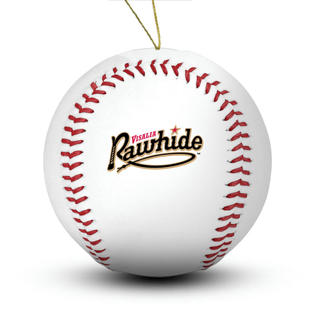 Visalia Rawhide Baseball Ornament - Authentic Series