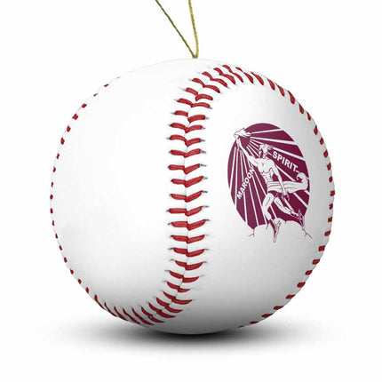 Blackwell Maroons Baseball Ornament “Standard Edition” - Authentic Series