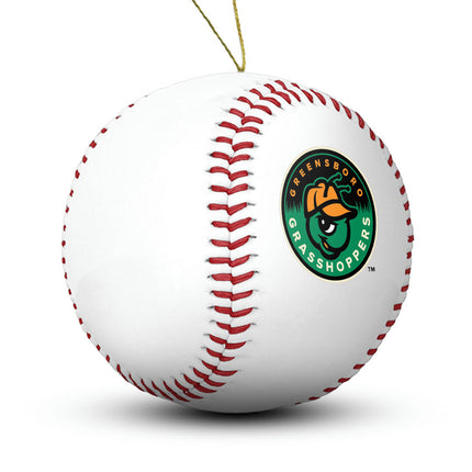 Greensboro Grasshoppers Baseball Ornament - Authentic Series
