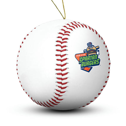 Hub City Spartanburgers Baseball Ornament - Authentic Series