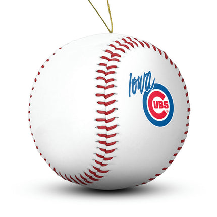 Iowa Cubs Baseball Ornament - Authentic Series