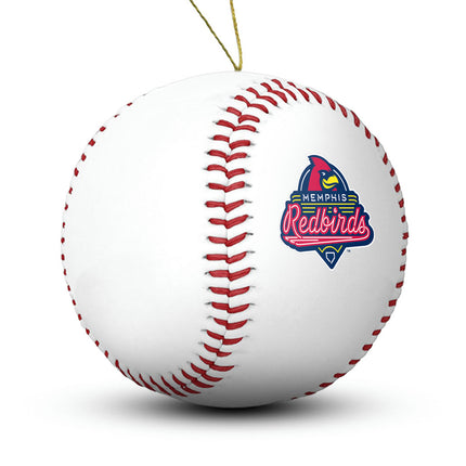 Memphis Redbirds Baseball Ornament - Authentic Series