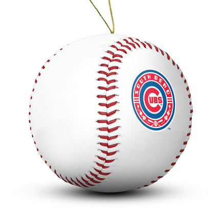 South Bend Cubs Baseball Ornament - Authentic Series