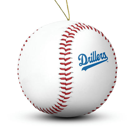 Tulsa Drillers Baseball Ornament - Authentic Series