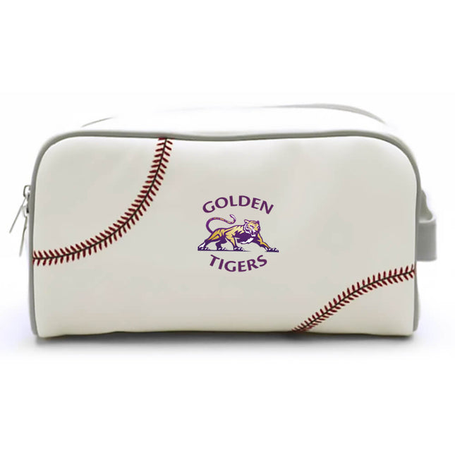 CMIT Academy Golden Tigers Baseball Toiletry and Cosmetics Bag - Authentic Series