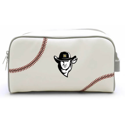 Northeastern Plainsmen Baseball Toiletry and Cosmetics Bag - Authentic Series