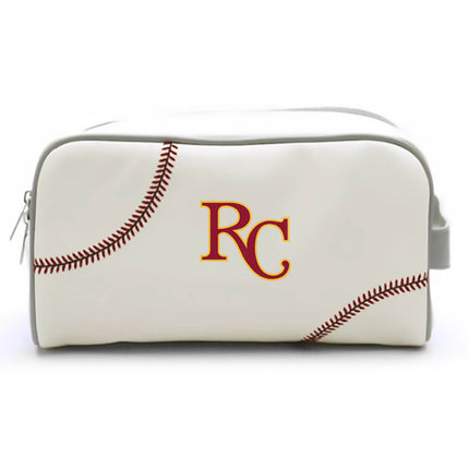 Roncalli Crimson Pride Baseball Toiletry and Cosmetics Bag - Authentic Series