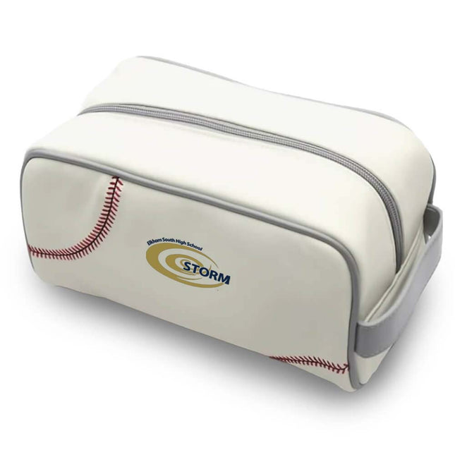 Elkhorn South Storm Baseball Toiletry and Cosmetics Bag - Authentic Series