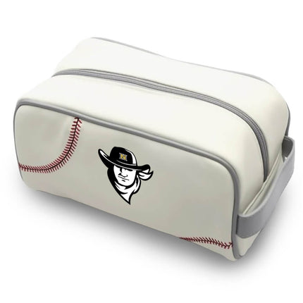 Northeastern Plainsmen Baseball Toiletry and Cosmetics Bag - Authentic Series