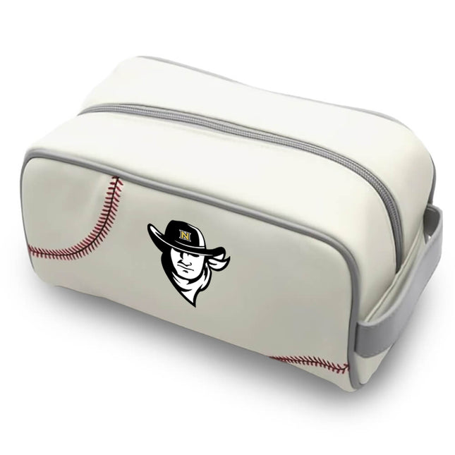 Northeastern Plainsmen Baseball Toiletry and Cosmetics Bag - Authentic Series