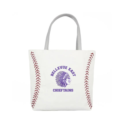 Bellevue East Chieftains Baseball Tote Handbag - Authentic Series