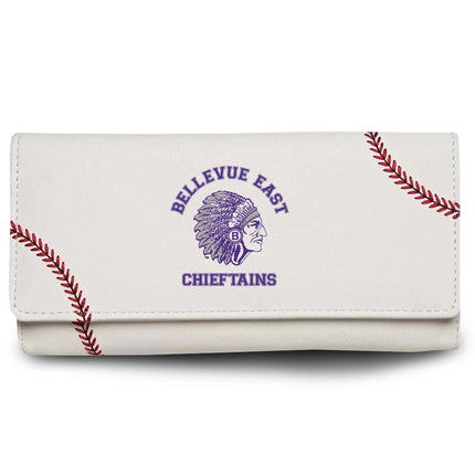 Bellevue East Chieftains Baseball Women's Wallet - Authentic Series