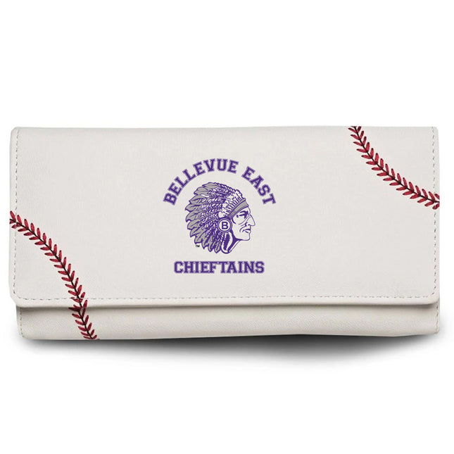 Bellevue East Chieftains Baseball Women's Wallet - Authentic Series