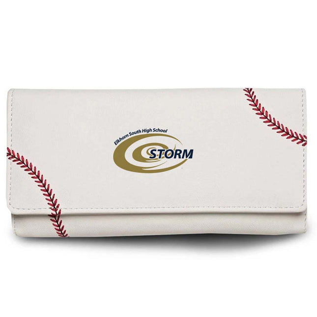Elkhorn South Storm Baseball Women's Wallet - Authentic Series