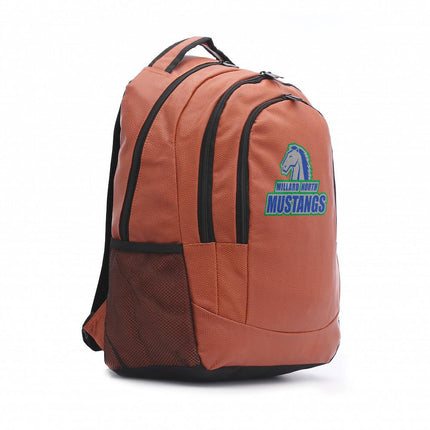 Millard North Mustangs Basketball Backpack - Authentic Series