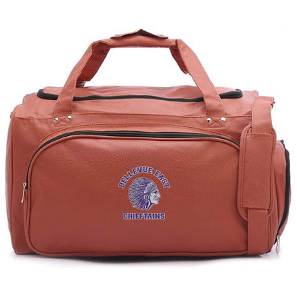 Bellevue East Chieftains Basketball Duffel Bag - Authentic Series