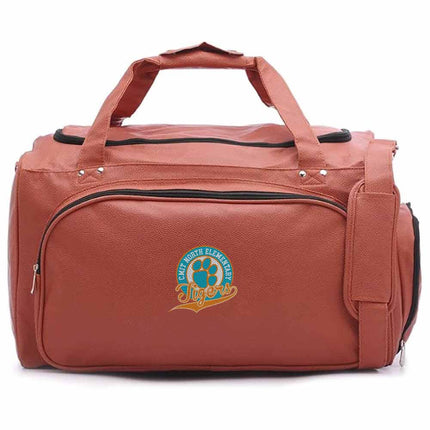 CMIT North Elementary School Tigers Basketball Duffel Bag - Authentic Series